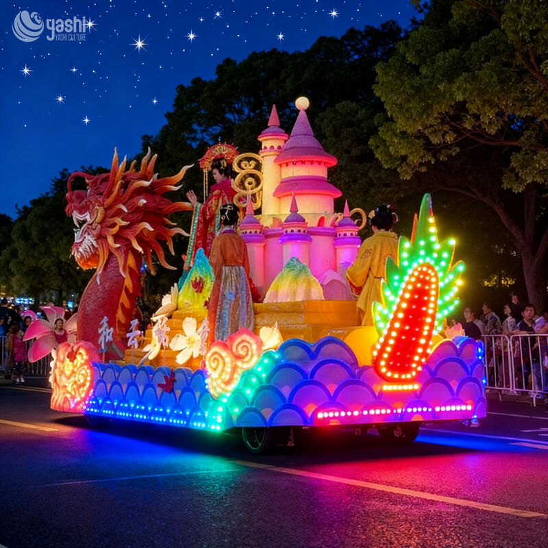 Large New Year Decorative Lanterns for Chinese New Year Parade Floats and Festival Boats