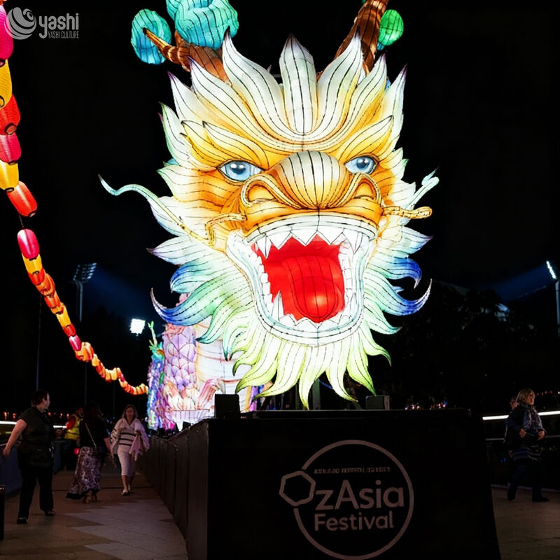 Large Dragon Lantern for Lantern Festival and Spring Festival - Grand Holiday Theme Park Lighting Decoration