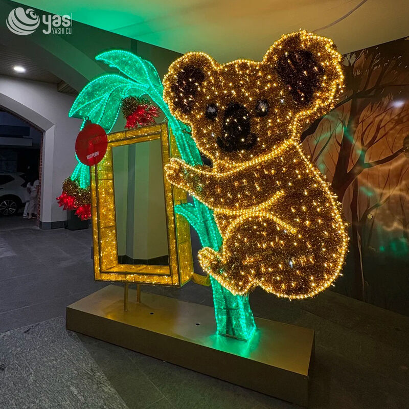 LED Animal Sculpture Lanterns for Outdoor Festive Decorations: New Year, Christmas, Thanksgiving, Valentine's Day