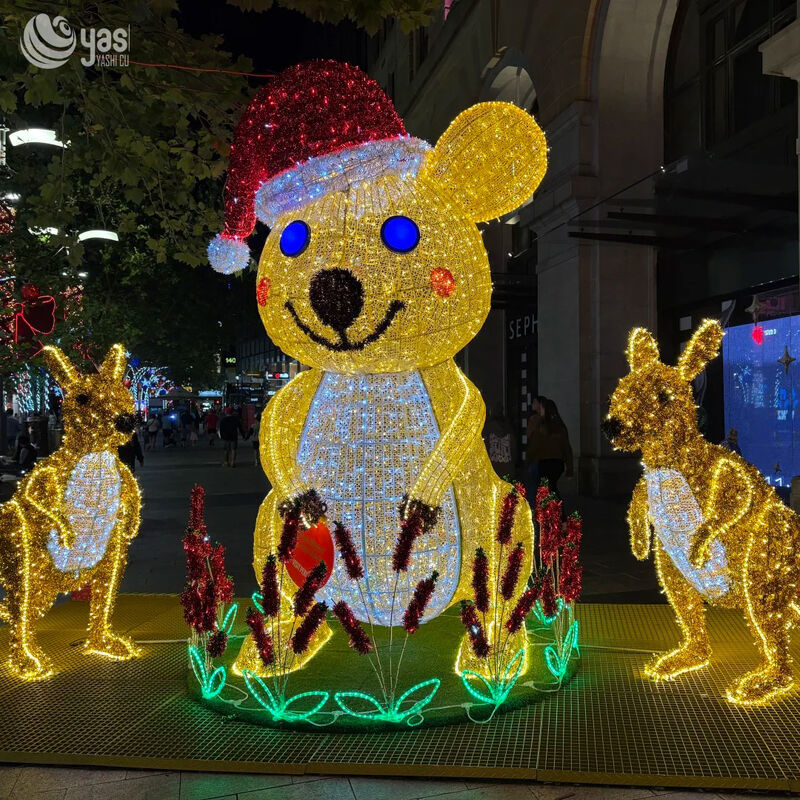 LED Animal Sculpture Lanterns for Outdoor Festive Decorations: New Year, Christmas, Thanksgiving, Valentine's Day