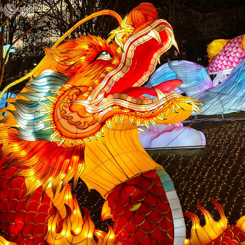 Large-Scale Festival-Customized Lanterns & Chinese Traditional Festival Dragon Lanterns for Sale