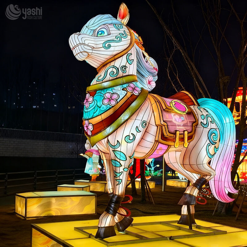 12 Animal Signs Outdoor Lanterns - Holiday Decor for Christmas/Easter/New Year