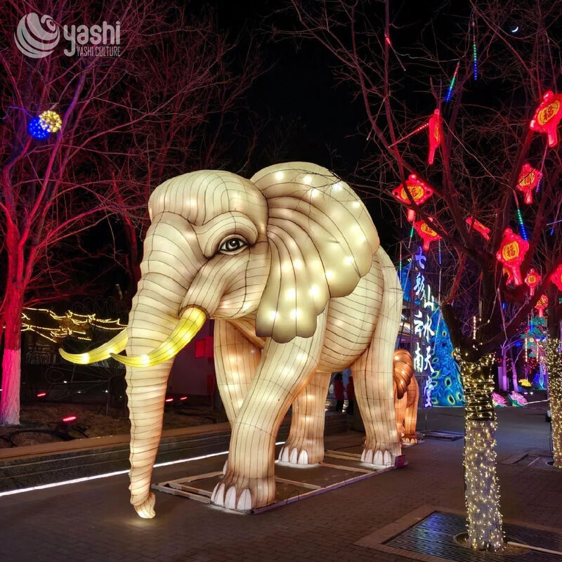 Custom Giant Cute Orange Cat LED Lantern, Cartoon Animal Light Sculpture for Commercial Street & Shopping Mall Decoration
