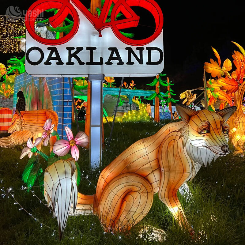 Realistic Animal-Shaped Festival Lanterns - Durable Outdoor Lighting for Theme Parks & Gardens