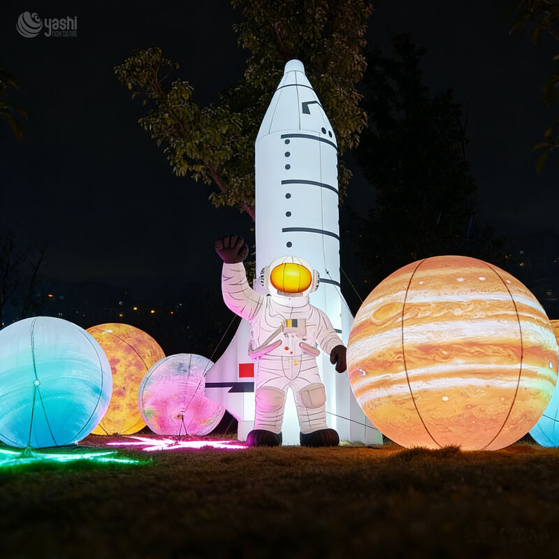 Astronaut Robot LED Lanterns for Space Theme Park Decor - Chinese Manufacturer