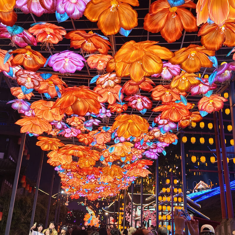 Chinese Festival Lantern Tunnel Lighting & Decoration Solution for Park & Street Block