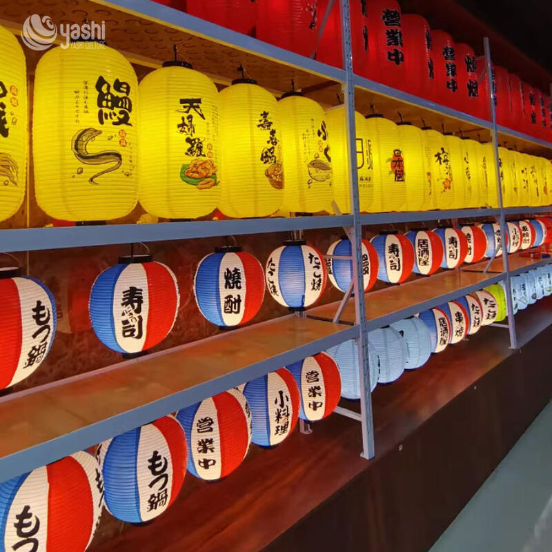 Custom Japanese Outdoor Waterproof PVC Lantern for Sushi Restaurant Bar Decoration