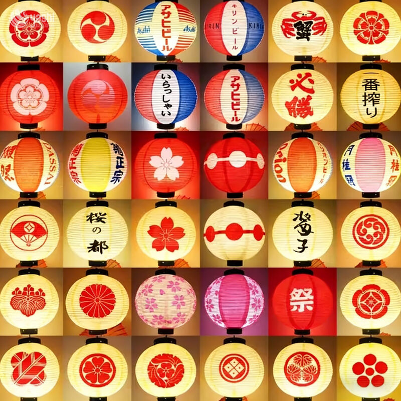 Custom Japanese Outdoor Waterproof PVC Lantern for Sushi Restaurant Bar Decoration