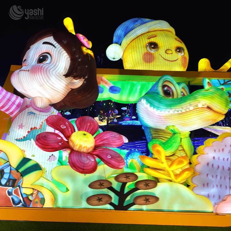 Wholesale Cute Cartoon Dinosaur Lanterns - Color-Changing & Dimmable, Outdoor Theme Park Decor for Festival Parties