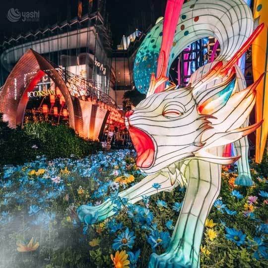 Custom Shan Hai Jing Cute Beast Lantern | Large Cartoon Animal Light for Festival & Event Decoration