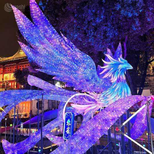 Outdoor Customizable Giant LED Deer Sculpture Lantern for Shopping Mall Festival Decor