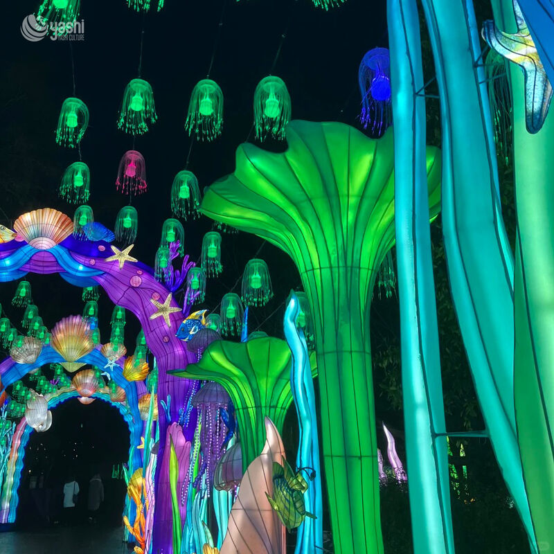 Waterproof Marine Life Tunnel LED Lantern  Ideal for Amusement Parks, Shopping Malls & Light Festivals