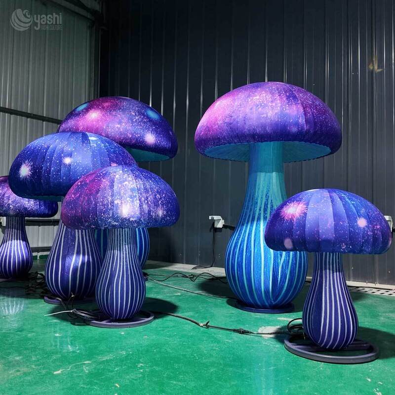 High-Quality Giant Mushroom LED Lantern, Ideal Outdoor Decor for Weddings, Displays & Light Shows