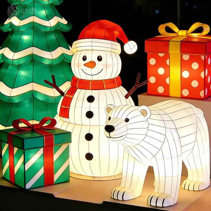 Outdoor Custom Christmas Tree Sculpture LED Light Display for Holiday Events & Party Decoration