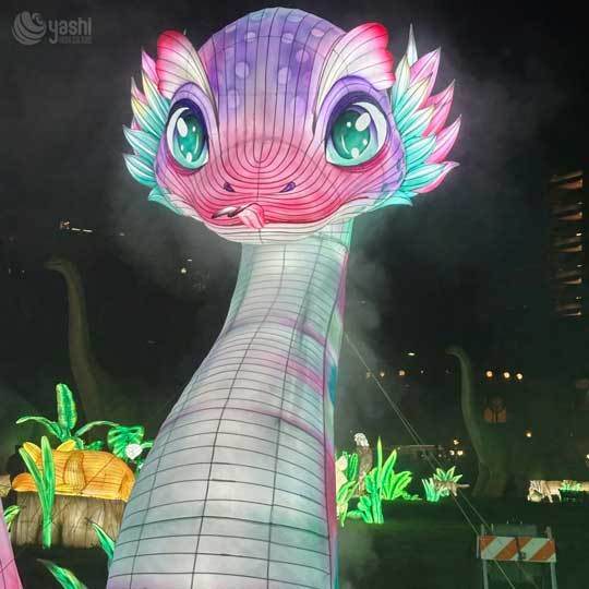 Custom Large Cactus Arch Lantern Light Show Outdoor Waterproof LED Sculpture for Halloween & Christmas