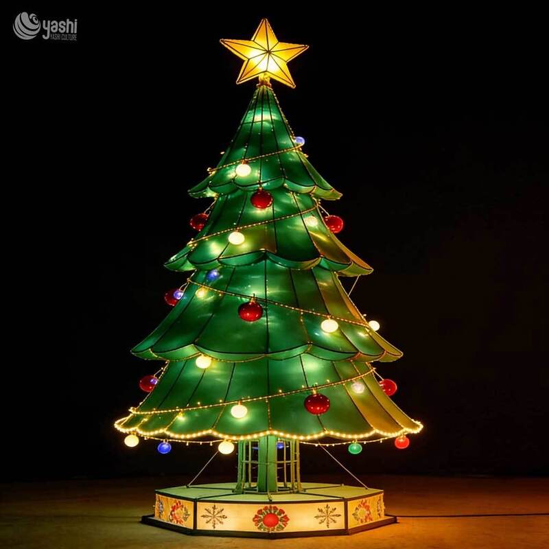 Giant Christmas Tree LED Lighting Installation  Waterproof Outdoor Decoration Engineering Design for Malls & Parks