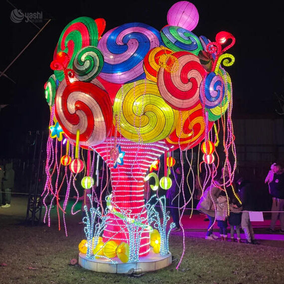 Custom Day of the Dead Sugar Skull Lantern With Sombrero, Large LED Mexican Theme Light Sculpture for Festival Events