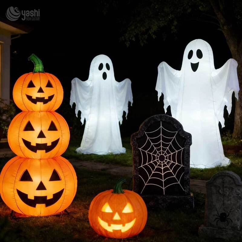 Giant Custom Spider LED Lantern with Web - Halloween & Light Festival Outdoor Decor Lighting