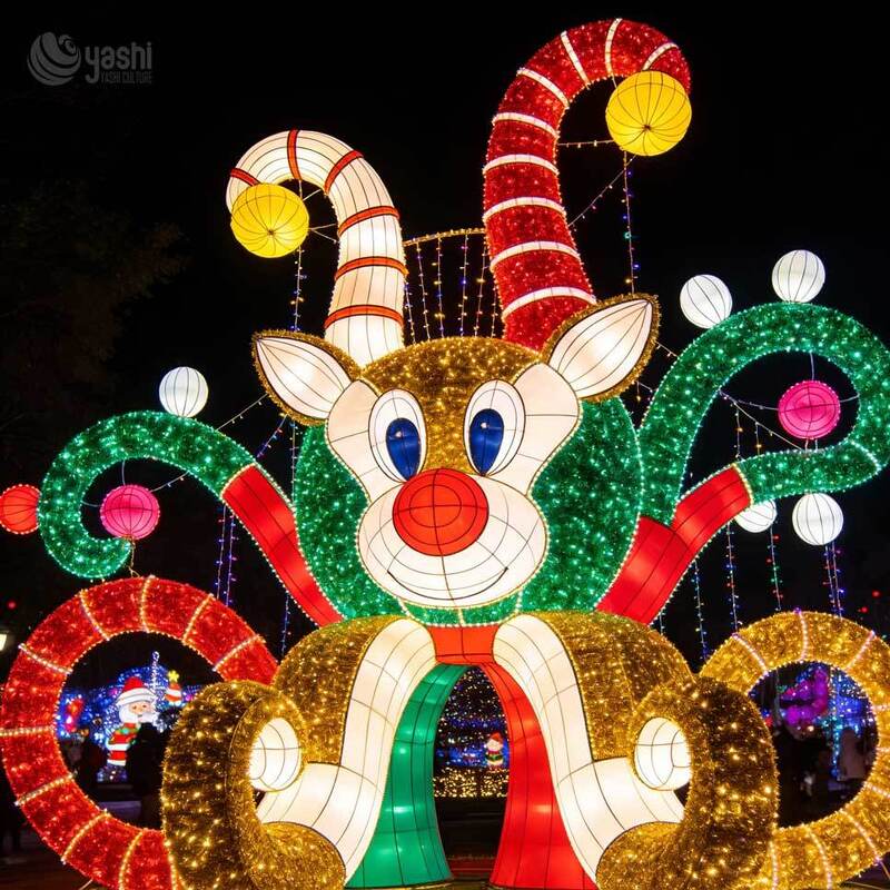 Walk Through Fairy Tale Castle LED Light Sculpture, Custom Outdoor Festival Lantern Castle for Light Festival Exhibition