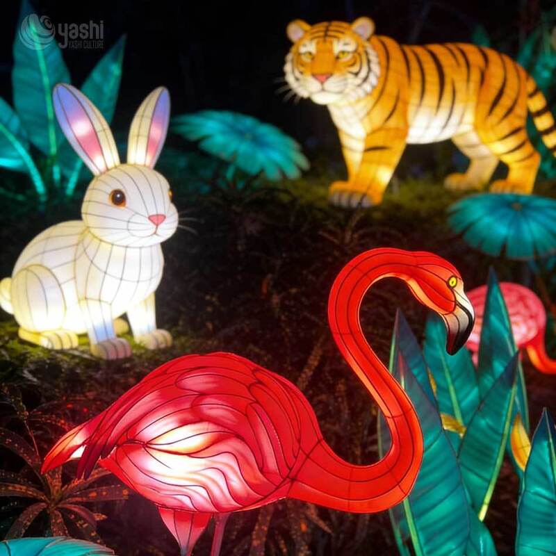 Custom Winged Fantasy Deer LED Lantern, Mythical Creature Light Sculpture for Christmas & Theme Park Night Show
