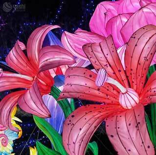 Custom Waterproof LED Tulip Flower Light Sculpture for Commercial Events Festival Wedding Party Decor