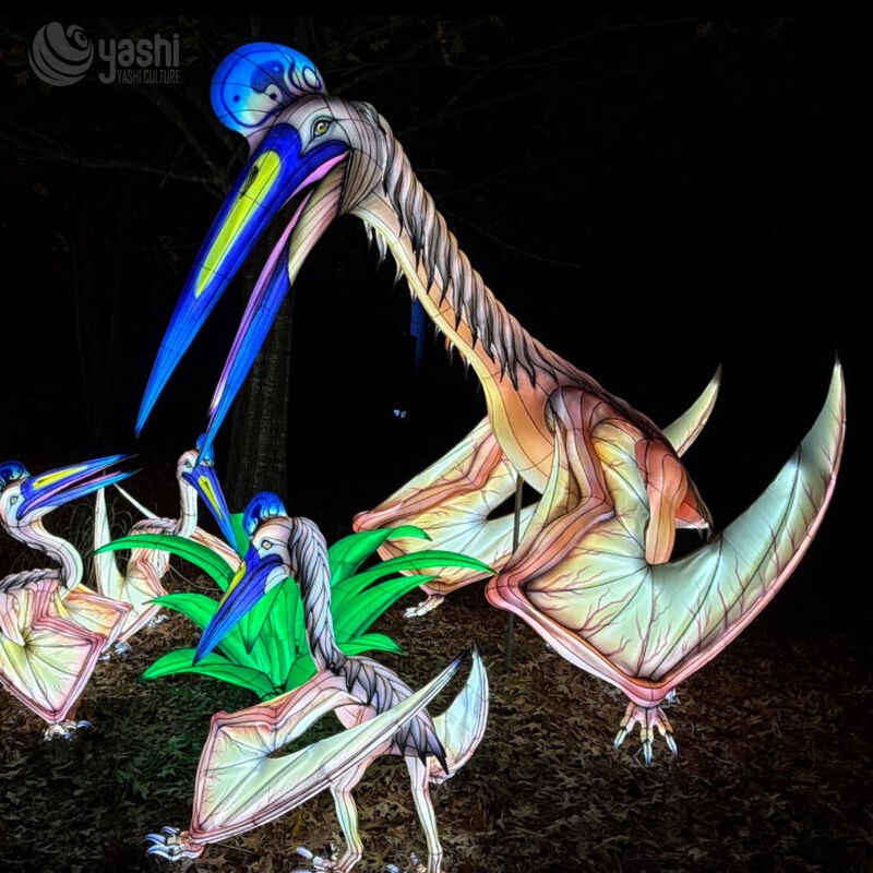 Large Glowing Giraffe LED Motif Light Waterproof Animal Sculpture Lantern for Zoo & Park Decoration