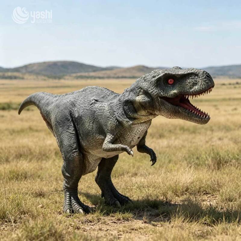 Giant Life Size Animatronic Dinosaur Brachiosaurus Simulation Model for Theme Park Zoo Museum Outdoor Landscaping