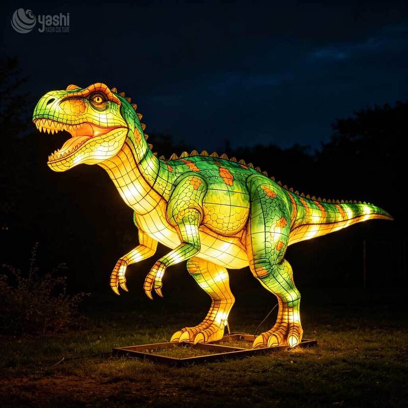 Hipopotamus Komersial Raksasa Lampu Lampu LED, Taman Hewan Luar Ruangan Pesta Hewan Pemasangan Lampu