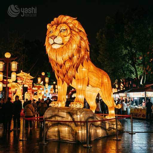 Custom Panda Family LED Lantern Installation, Giant Panda with Baby Pandas Light Sculptures for Zoo & Cultural Theme Festival