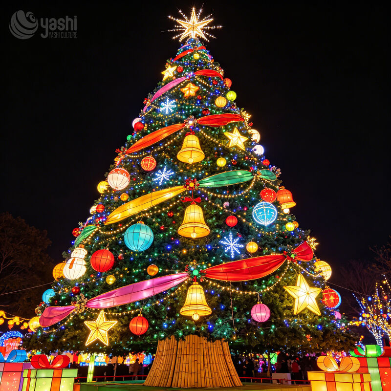 Custom Christmas Castle LED Light Arch, Giant Candy House Light Sculpture Scene for Outdoor Theme Park Light Show