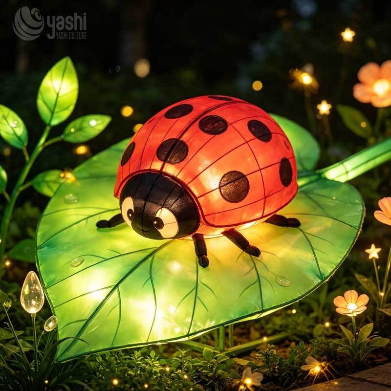 Raccoon Forest Scene Festival Lantern Animal Lantern Christmas Decoration New Year Decoration Lighting Engineering Design