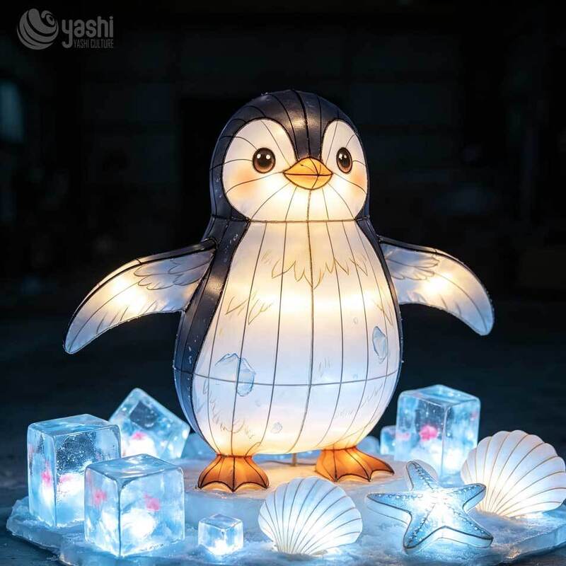Frog Lotus Water Scene Festival Lantern Animal Lantern Christmas Decoration New Year Decoration Lighting Engineering Design