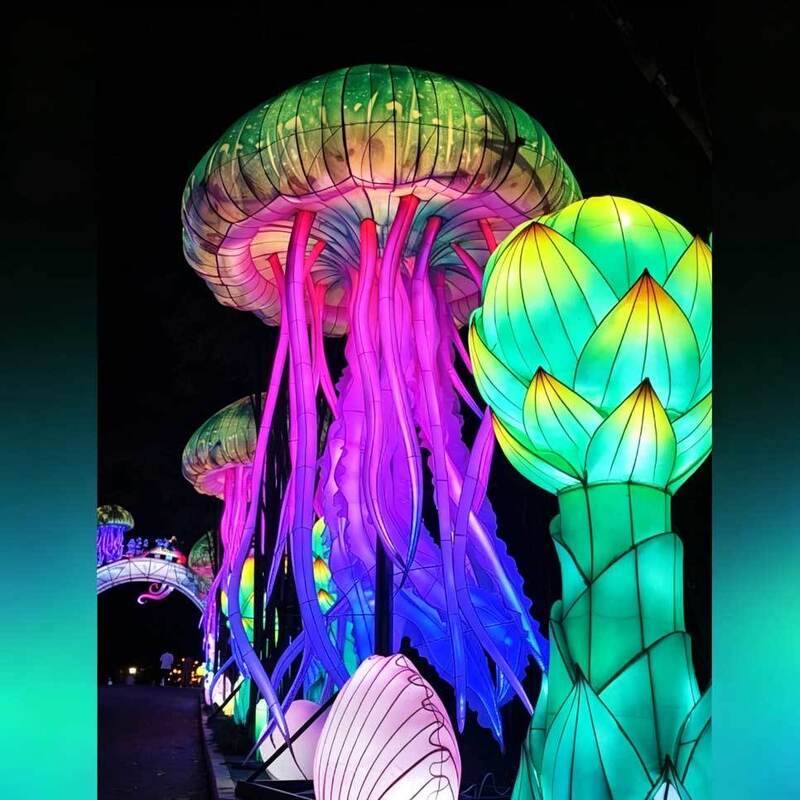 Giant Jellyfish Festival Lantern Sculpture for Aquariums Zoos and Theme Parks Festival Decoration Christmas Decoration