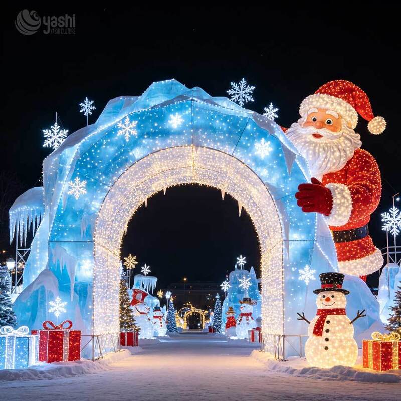 Turn‑key Christmas Decorative Lighting Project Solution Festival Themed Tree Lantern For Theme Parks And Cultural Festivals