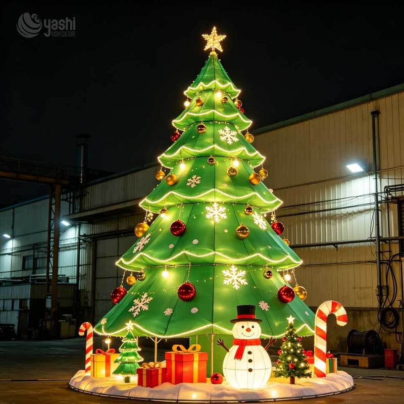 Turn‑key Christmas Decorative Lighting Project Solution Festival Themed Tree Lantern For Theme Parks And Cultural Festivals