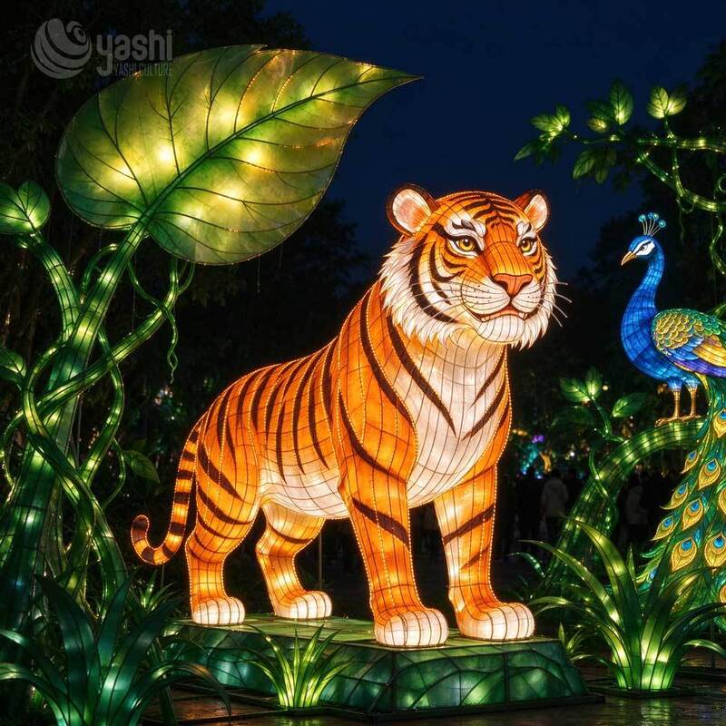 Custom Marine Wildlife LED Festival Lantern, Zoo Turnkey Service with Design, Manufacturing and Global Installation