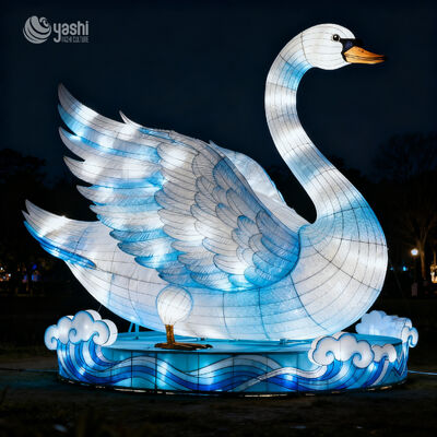 Large Holiday Decorative Lanterns, Swan Sculpture Lanterns for Zoos and Parks, Party and Festival Decoration Lanterns