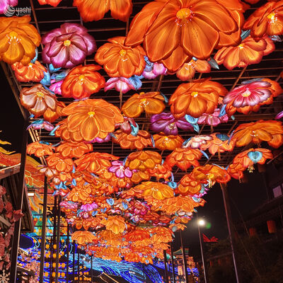 Chinese Festival Lantern Tunnel Lighting & Decoration Solution for Park & Street Block
